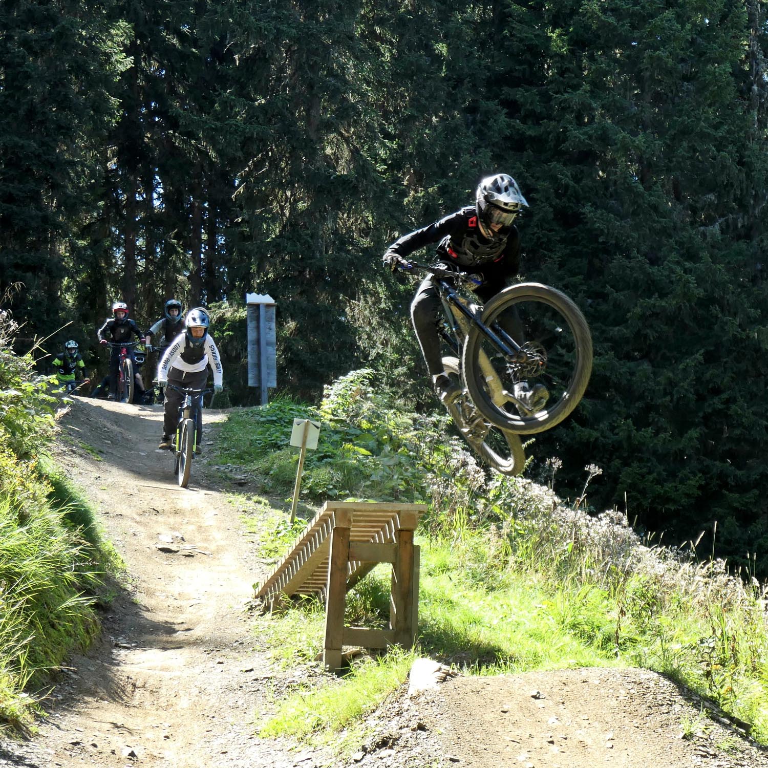 Jugend MTB Freizeit in den Sommerferien im Bikepark Schladming, 