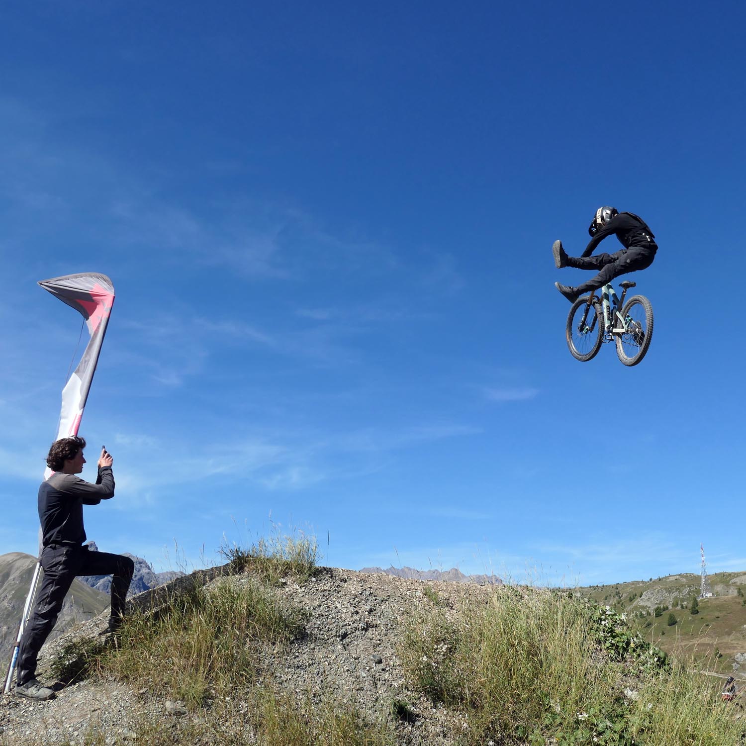 Video Sessions in der Jump Area - Mottolino MTB Jugend Fahrtechnik Camp im Mottolino Bikepark in Livigno/ Italien